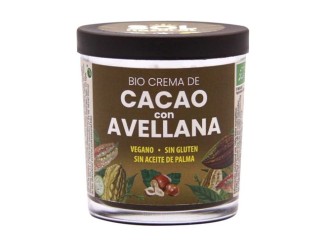 Crema vegana de cacao con avellanas Bio