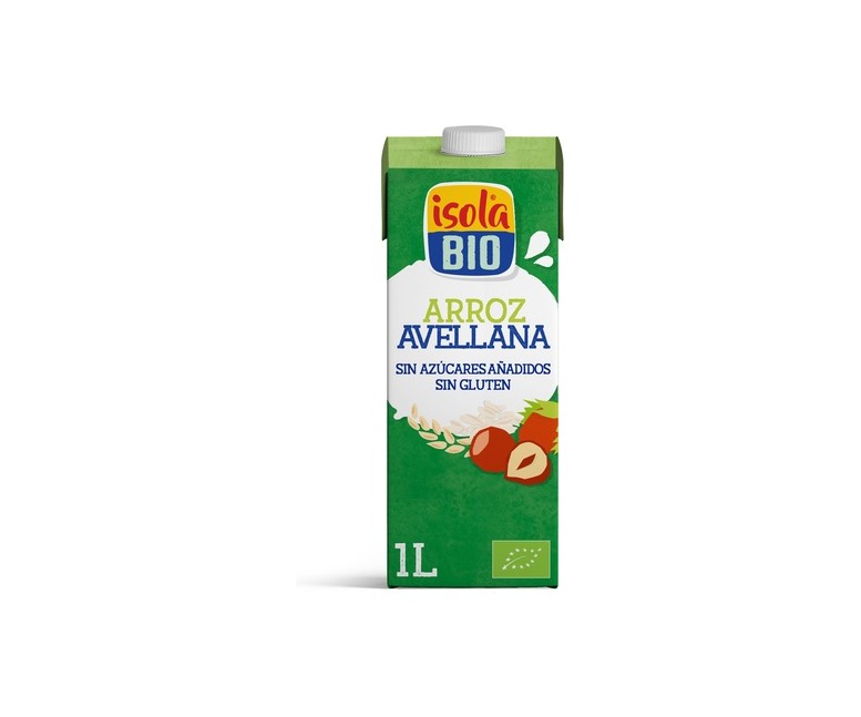 Bebida de arroz y avellanas Bio 1 L (Avellana) Isola Bio