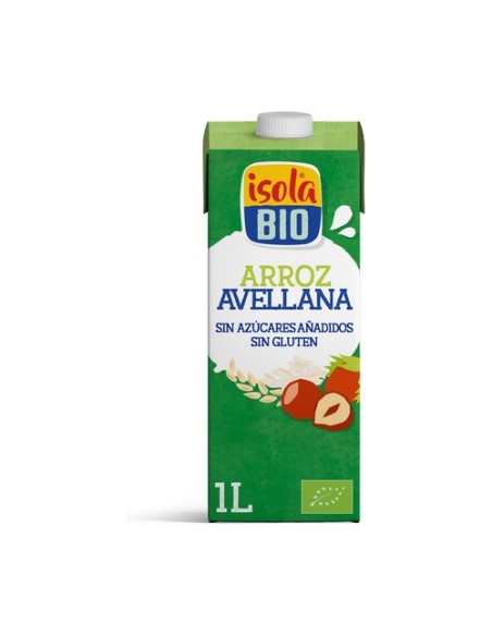 Bebida de arroz y avellanas Bio 1 L (Avellana) Isola Bio
