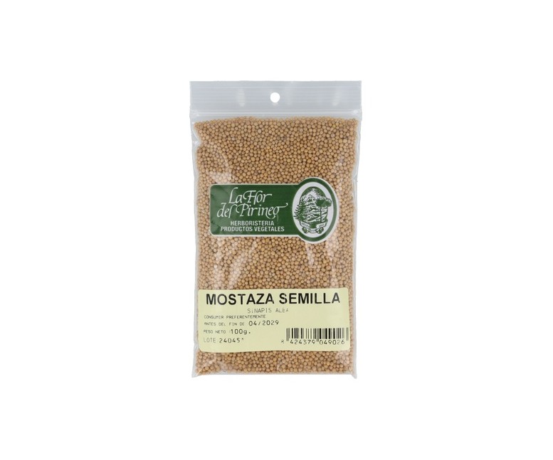 Semillas de mostaza (blanca) 100 g La flor del Pirineo