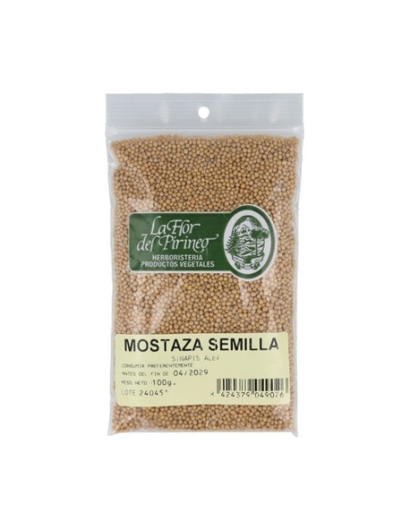 Semillas de mostaza (blanca) 100 g La flor del Pirineo