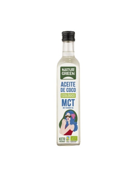 Aceite de coco MCT Bio 500 ml de aceite NaturGreen
