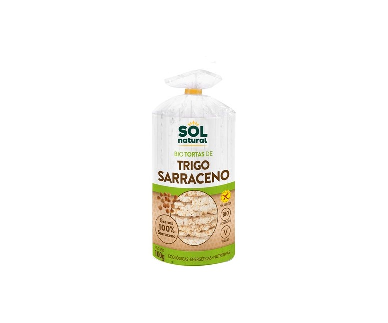 Tortas de trigo sarraceno sin gluten Bio 100 g Sol Natural
