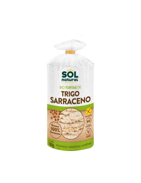 Tortas de trigo sarraceno sin gluten Bio 100 g Sol Natural