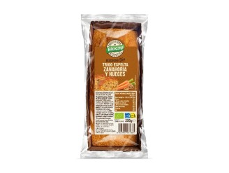 Bizcocho trigo espelta de zanahoria y nueces