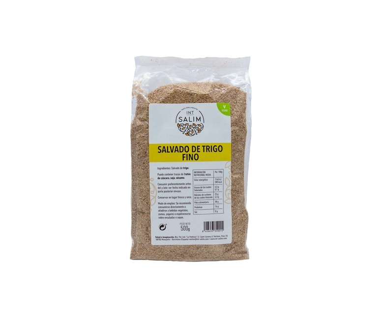 Salvado de Trigo Fino 500 g Int-Salim