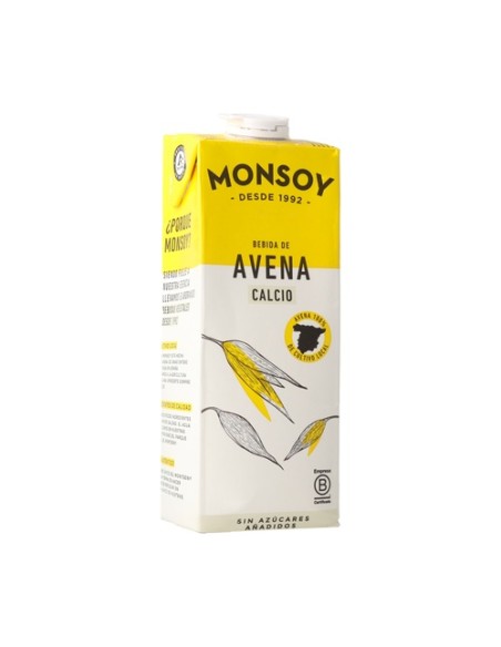 Bebida de avena calcium Bio 1 L (Avena) Monsoy