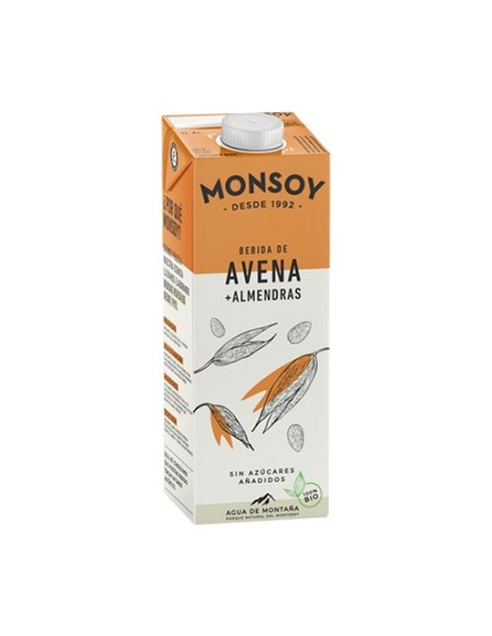 Bebida Avena y Almendra Bio 1 L Monsoy