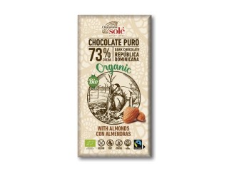 Chocolate negro 73% con almendras
