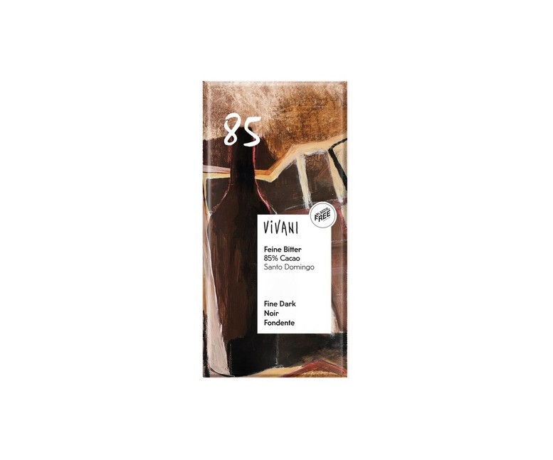 Chocolate negro 85% Santo Domingo Bio 100 g Vivani