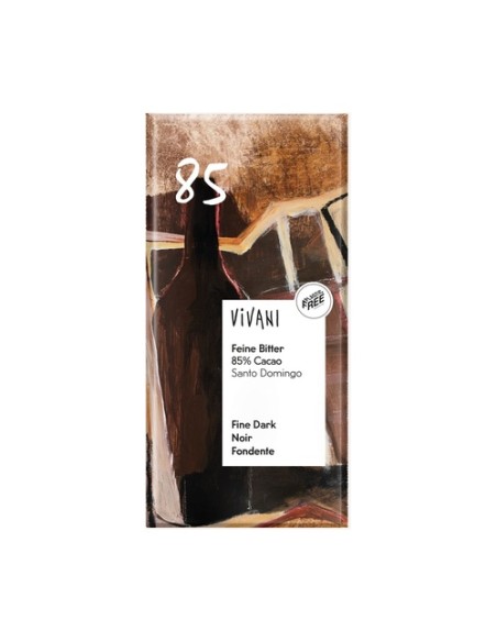 Chocolate negro 85% Santo Domingo Bio 100 g Vivani