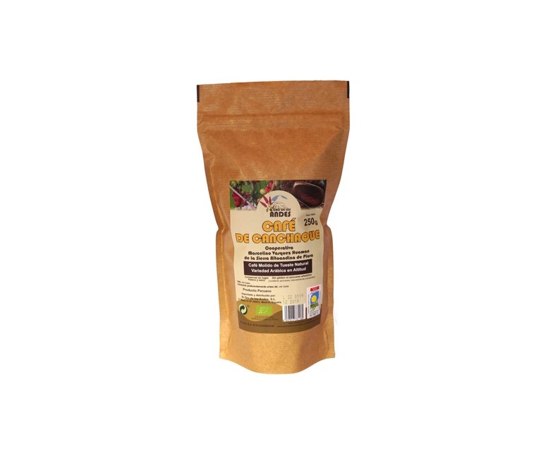 Cafe peru tueste natural molido 250 g (Café) El Oro de los Andes