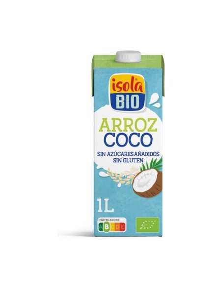 Bebida de arroz y coco Bio 1 L (Coco) Isola Bio