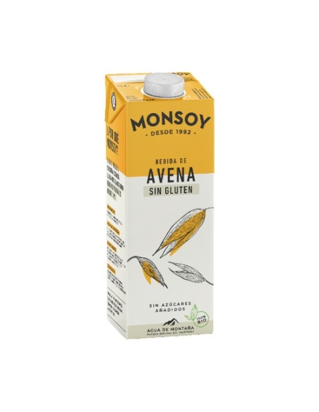 Bebida de Avena sin gluten Bio 1 L (Avena) Monsoy