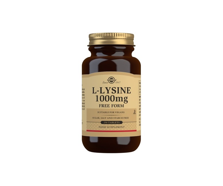 L-Lisina 250 comprimidos de 1000mg Solgar
