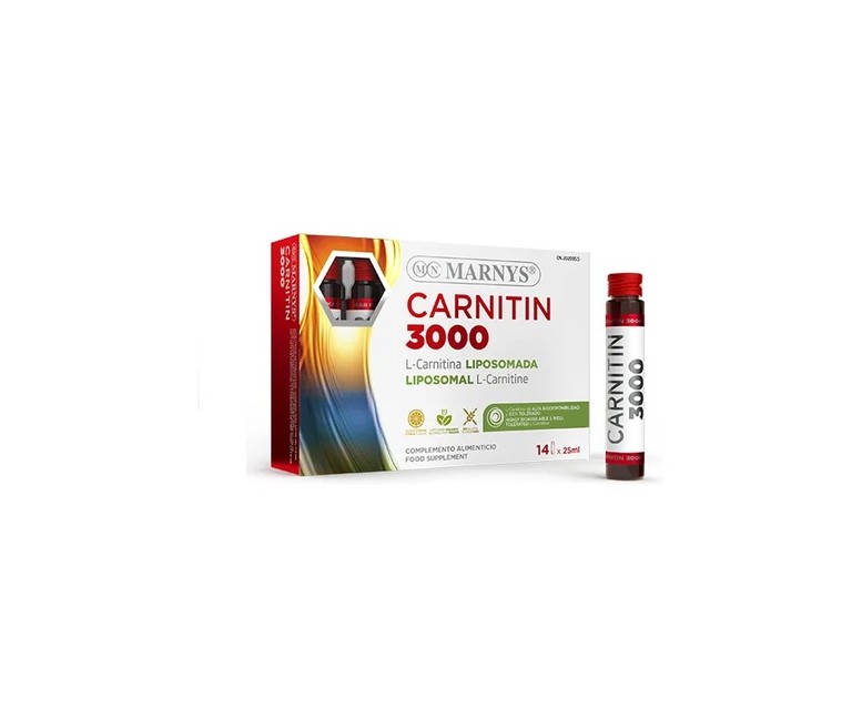 L-Carnitina 3000 14 viales de 25ml MARNYS®