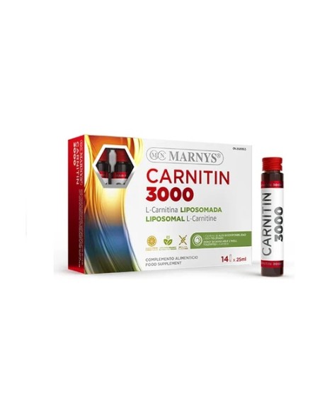 L-Carnitina 3000 14 viales de 25ml MARNYS®