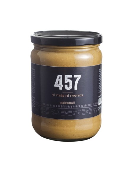 457 Crema de Cacahuete 100% Natural 500 g Paleobull