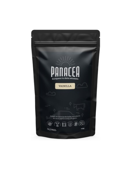 Panacea Proteína de Leche Sabor Vainilla 750 g de polvo (Vainilla) Paleobull