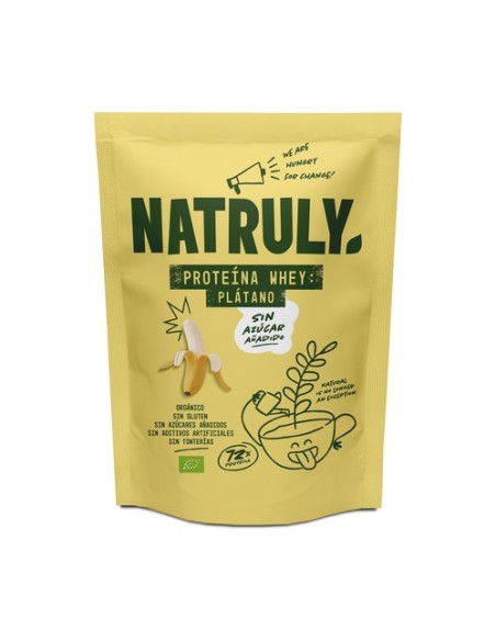 Proteína whey plátano Bio 350 g de polvo Natruly