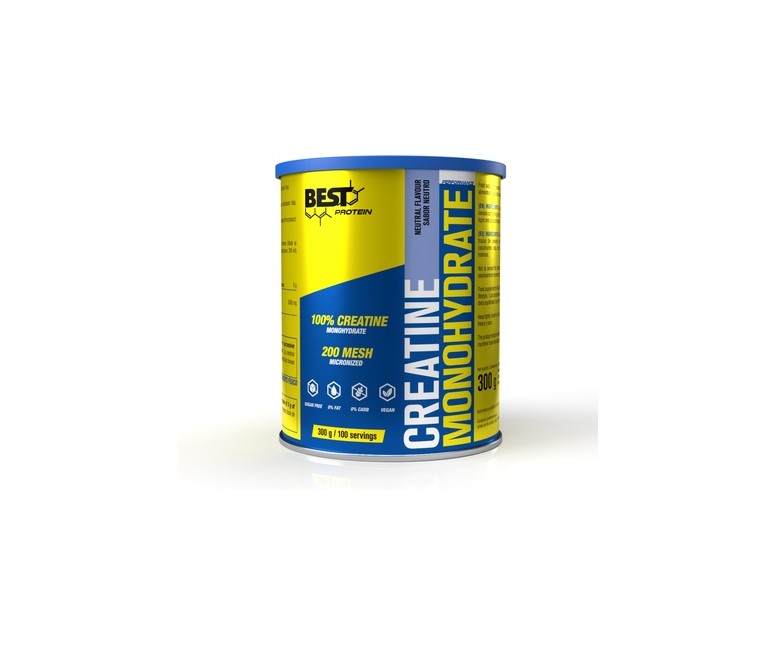 Creatina monohidratada 200 Mesh 300 g de polvo Best Protein