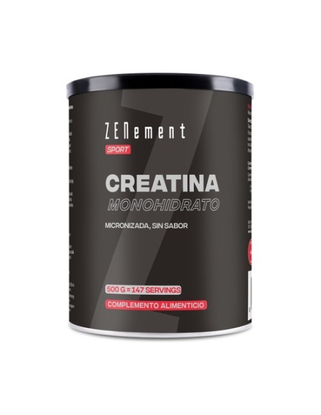 Creatina monohidrato micronizada 500 g de polvo Zenement