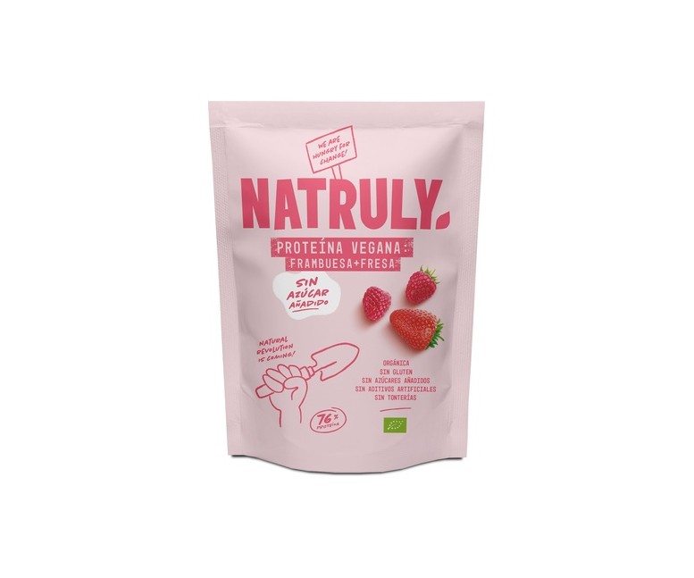 Proteína Vegana Fresa Bio 350 g Natruly