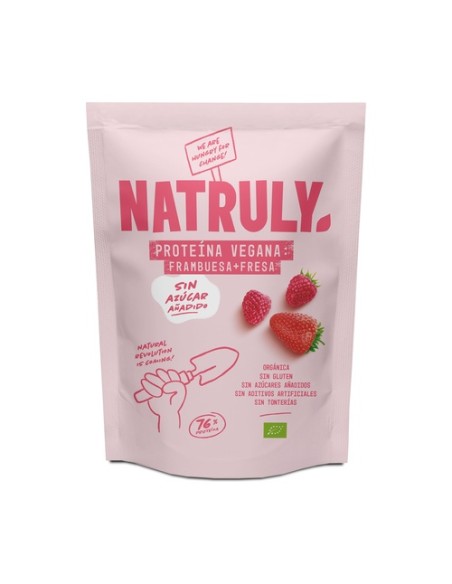 Proteína Vegana Fresa Bio 350 g Natruly