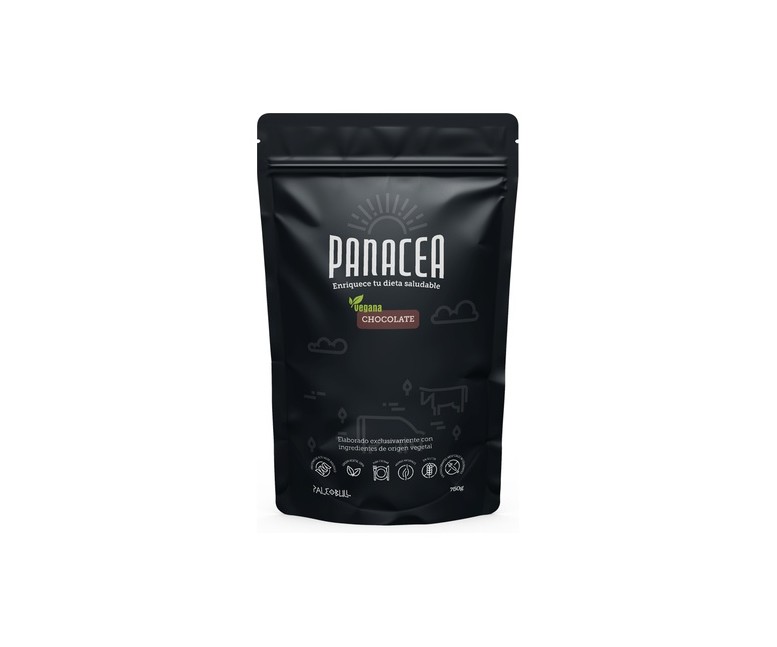 Panacea vegana de chocolate 750 g de polvo Paleobull