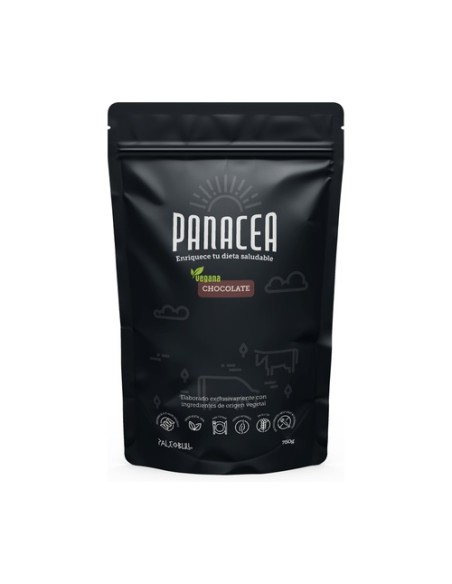 Panacea vegana de chocolate 750 g de polvo Paleobull