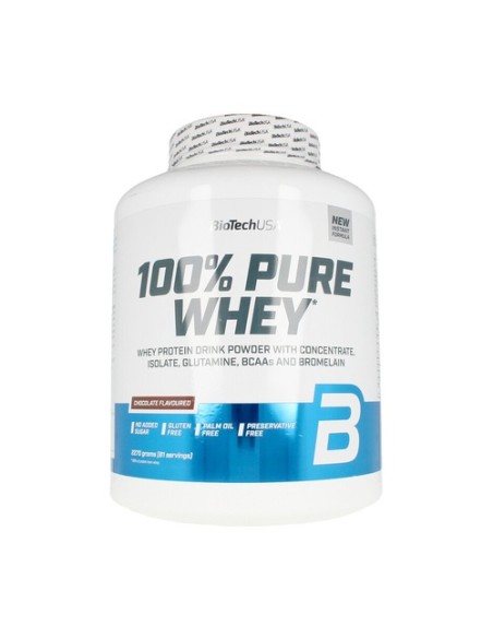 Pure whey 100% chocolate 2270 g de polvo (Chocolate) BioTechUSA