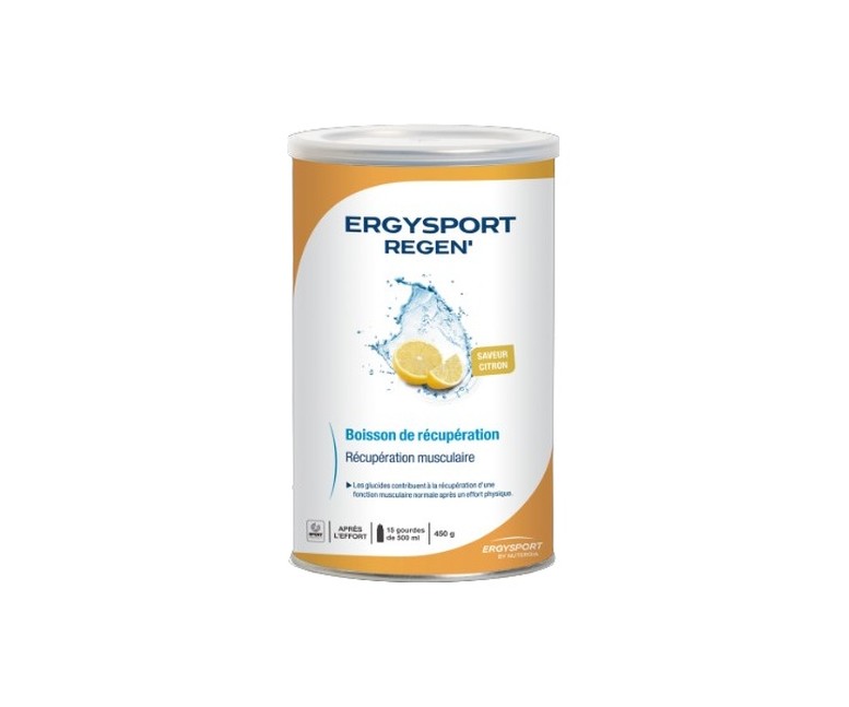 Ergysport regen 450 g de polvo (Limón) Nutergia