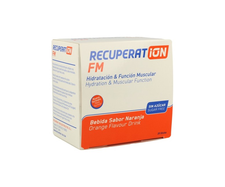 Recuperat-Ion Fm Sin Azúcar (Sabor Naranja) 20 sobres (Naranja) Recuperat-Ion
