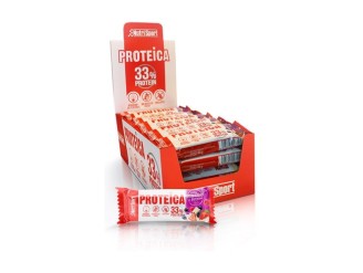 Barrita proteica white choco-frutos rojos