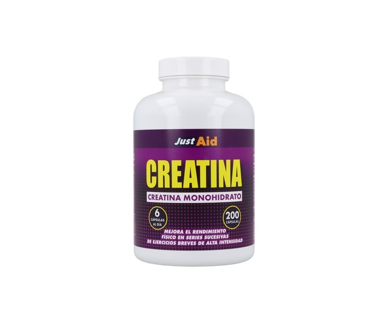 Creatina 200 cápsulas Just Aid