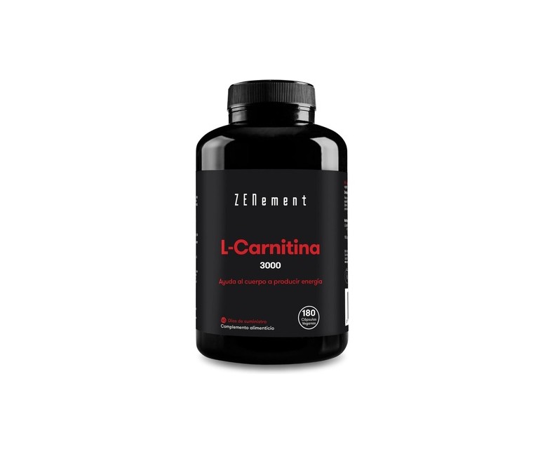 L-Carnitina 180 cápsulas de 3000mg Zenement