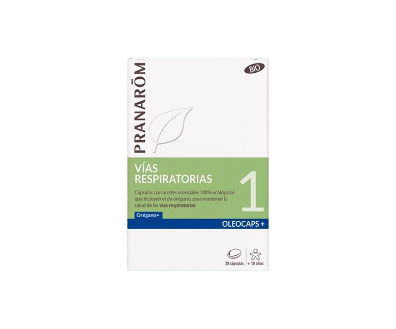 Oleocaps 1 - Vías respiratorias Bio 30 cápsulas Pranarom