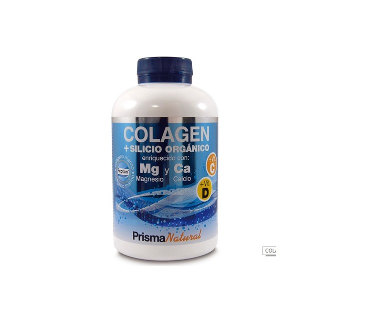 Colagen Colágeno Marino + Silicio Magnesio y Peptan 360 comprimidos Prisma Natural