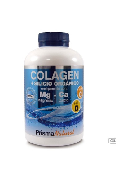 Colagen Colágeno Marino + Silicio Magnesio y Peptan 360 comprimidos Prisma Natural