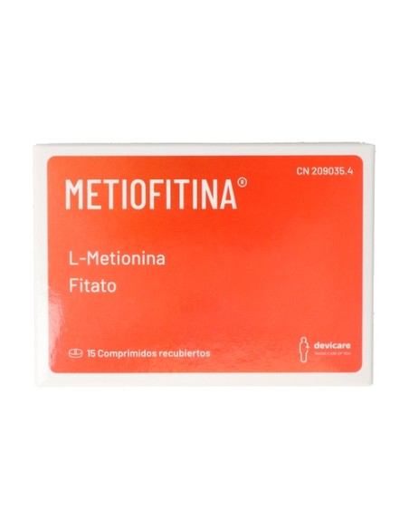 Metiofitina (infección urinaria) 15 comprimidos Devicare