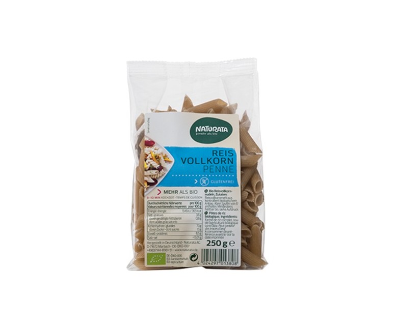 Macarrones de arroz integrales Eco 250 g Naturata
