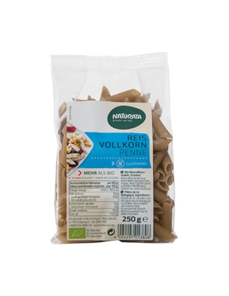 Macarrones de arroz integrales Eco 250 g Naturata