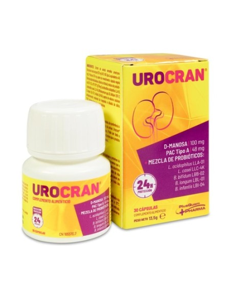 Urocran vías urinarias 30 cápsulas Plusquam
