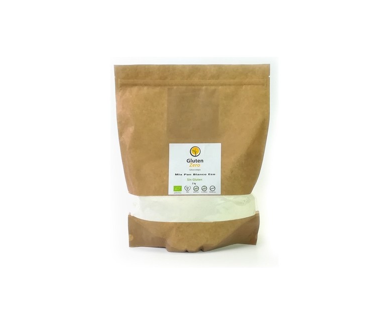 Mix pan blanco sin gluten Eco 2 kg de polvo Gluten Zero