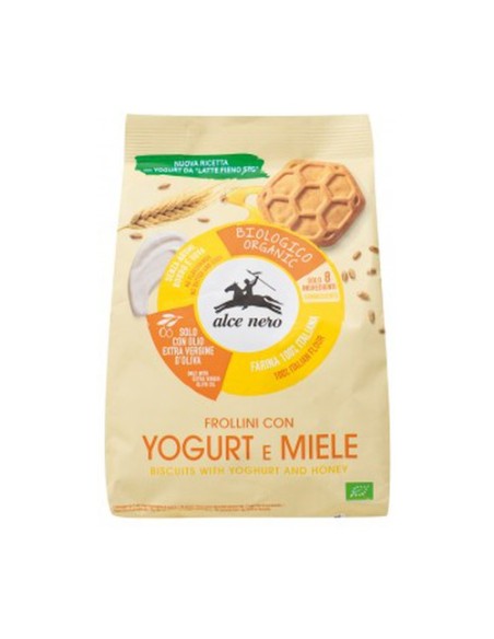 Galletas de trigo con yogur y miel 350 g Alce Nero