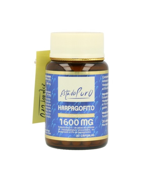 Harpagofito 1600 mg 30 cápsulas de 510mg (1600mg) Estado Puro