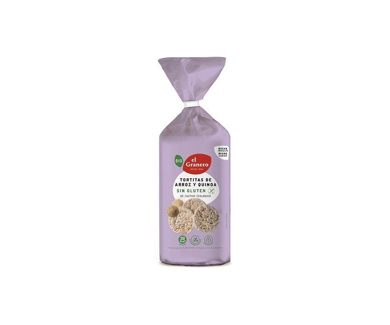 Tortitas arroz y quinoa 120 g El Granero Integral