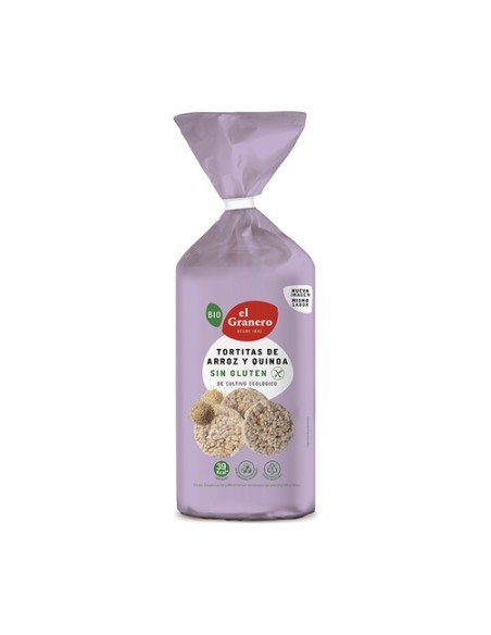 Tortitas arroz y quinoa 120 g El Granero Integral
