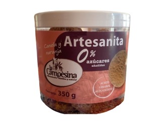 Galletas artesanita canela y naranja sin azúcar