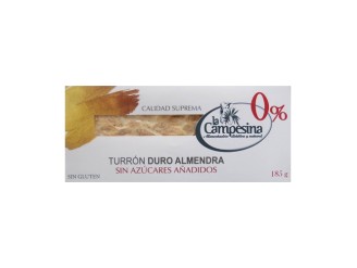 Turrón duro de almendra sin gluten